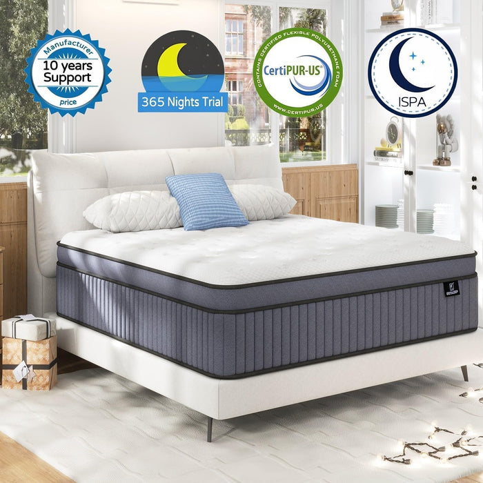 12 Inch Hybrid MemoryFoam PocketSpringSupport Mattress