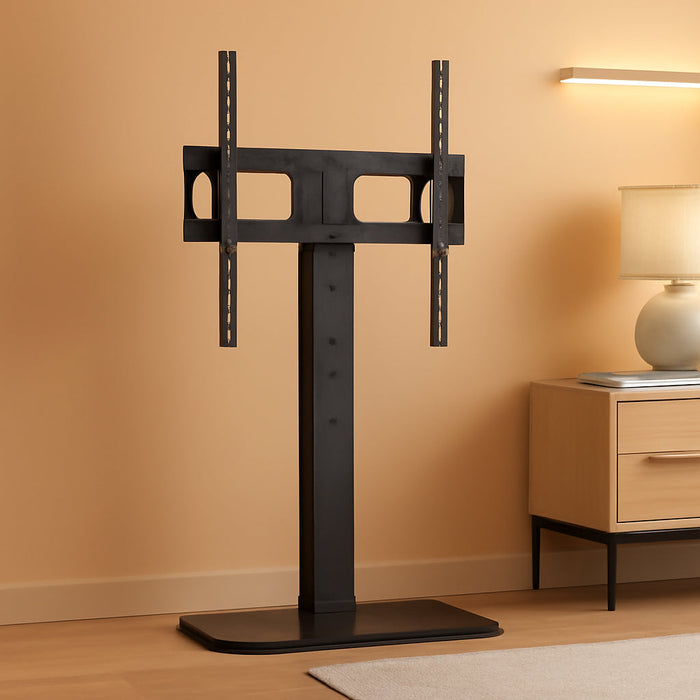 Universal Swivel TV Stand Base Table Top TV Stand for 23-70 Inch Tvs 70 Degree Swivel, 6 Height Adjustable Tall Monitor Mount Stand, Max VESA 400X400Mm,Holds up to 88Lbs TS206