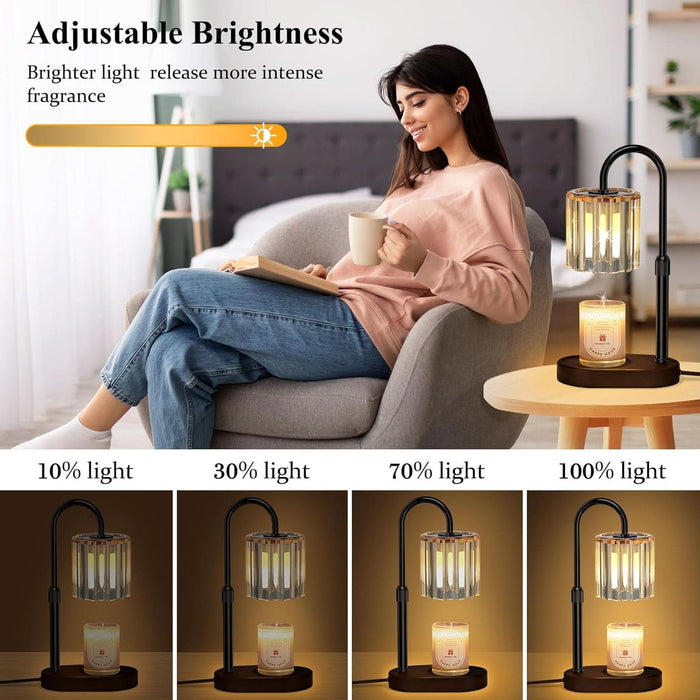 Candle Warmer Lamp with Timer, Dimmer Adjustable Height, Birthday Gifts for Women Men, Mother'S Day Gifts for Mom, Wax Melt Warmer for Candles for Home Room Decor, Thanksgiving Christmas Gifts