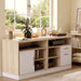 63Inch Walnut Commercial Grade Lateral File Cabinet