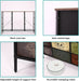 Dresser for Bedroom with 9 Deep Fabric Drawers, Wide TV Stand Storage Cabinet, Colorful Chest of Drawers for Closet, Nursery, Entryway, Hallway