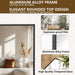 77"X38" Floor Mirror Full Length, Bedroom Floor Body Mirror with Stand, Large Black Mirror, Leaning, Standing or Hanging Horizontally/Vertically