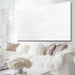 White Abstract Canvas Wall Art for Living Room Minimalist Home Decor Textured Wall Decor Line Art Oil Painting for Bedroom Dining Room 24X48 Inch