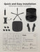 Armless Mesh Office Chair, Ergonomic Home Office Desk Chairs