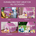 Princess Unicorn Castle Playhouse with Mat – Indoor & Outdoor Large Kids Play Tent for Imaginative Games Girls Toy House Gift Sizes 47×46.8×38.1In