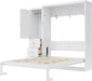 Fullsize Murphy Bed With Integrated Wardrobe Storage