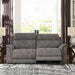 Next-Gen Durapella Power Reclining Sofa, USB, Extended Ottoman, Water Repellent Faux Leather, 80" W X 42" D X 42" H, Slate Gray