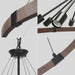 38.2 Inch Wagon Wheel Chandelier Weathered Vintage
