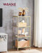 UltraSlim Bookshelf Gold Frame Modern Display Unit