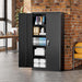 72InchTall GreenVelly Locking Cabinet Metal Storage