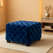 Christopher Knight Home Jaymee Velvet Ottoman, Navy Blue