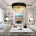 Gold K9 Crystal Chandelier 24 Inch PendantLighting