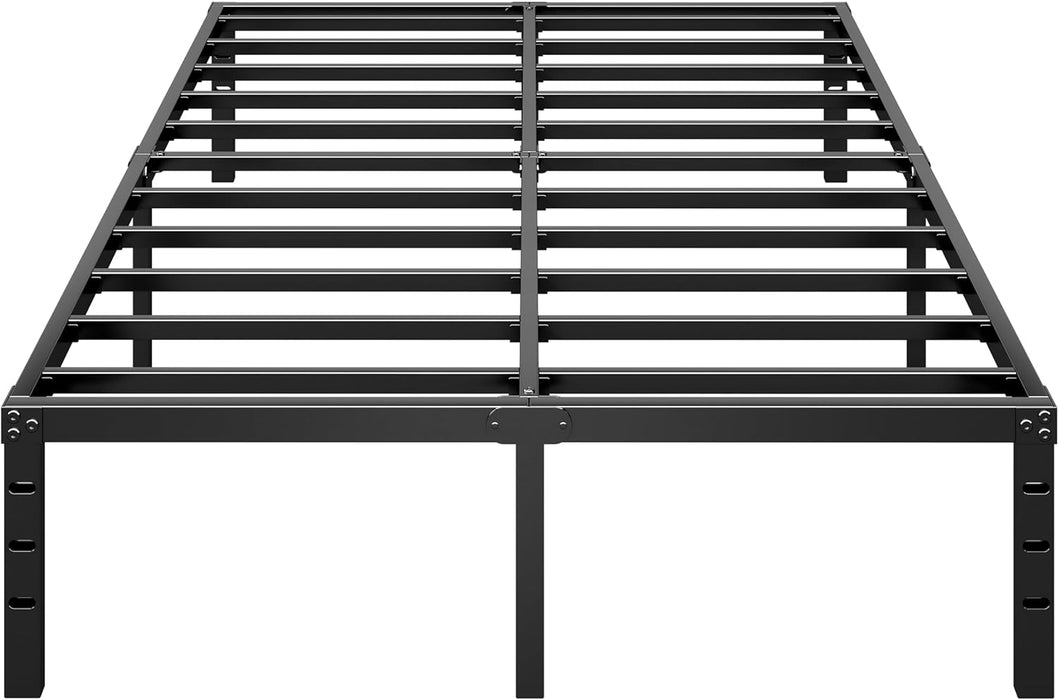 Metal Platform Bed Frame 14 Inch Tall,No Box Spring Needed,Full Size Bed with Heavy Duty Strong Support Slats,Easy to Assemble,Black
