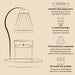 Candle Warmer Lamp with Timer Dimmer,Electric Wax Warmer for Jar Candles Mom Christmas Birthday Gifts House Warming New Home Bedroom Decor with 2 Bulbs