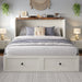 Farmhouse Murphy Bed With 900LbsCapacity Charging Station