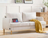 70" Linen Loveseat - Beige