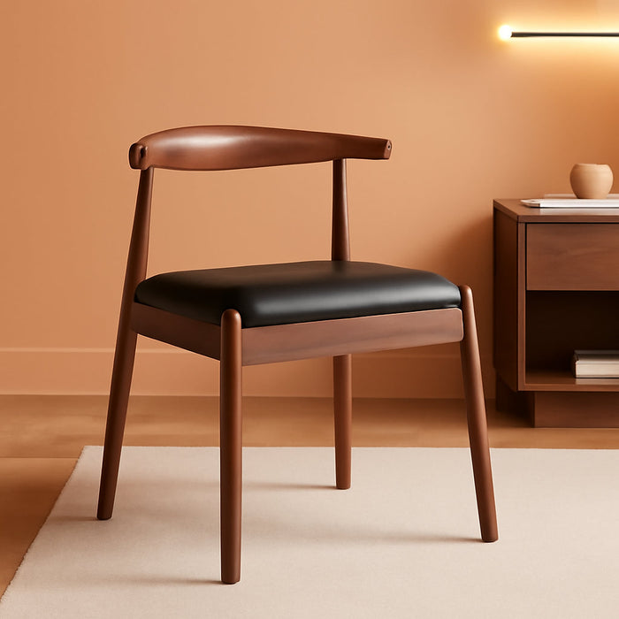 Dining Chairs Set of 2, Mid Century Modern Kitchen & Dining Room Chairs for Dining Room,Dining Table Chairs with Solid Wood Legs