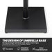 40 Lbs. Cement Patio Umbrella Base in Black