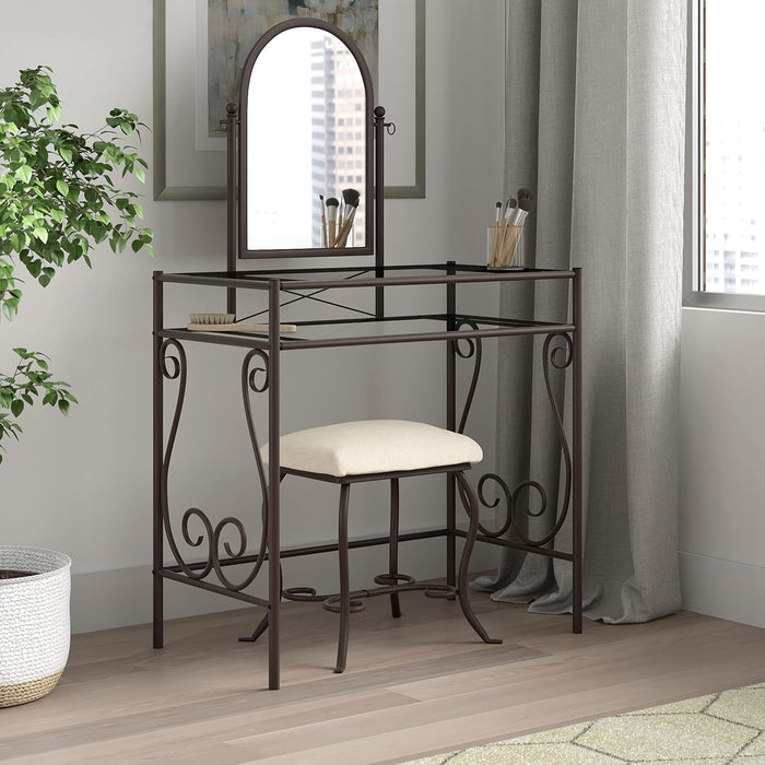 Clarisse Metal Vanity Set (58950MTL-01-KD-U)