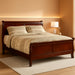 Signature Design by Ashley Alisdair Traditional Queen Sleigh Bed, Foundation or Box Spring Needed, Dark Brown