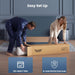 Queen Mattress, 12 Inch Cooling Hybrid Mattress in a Box, Medium Firm