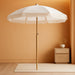 Outdoor Umbrella - Sun Protection, Rain Resistant, Windproof with Manual Open-Close Feature - Ideal for Beach, Camping, and Picnics