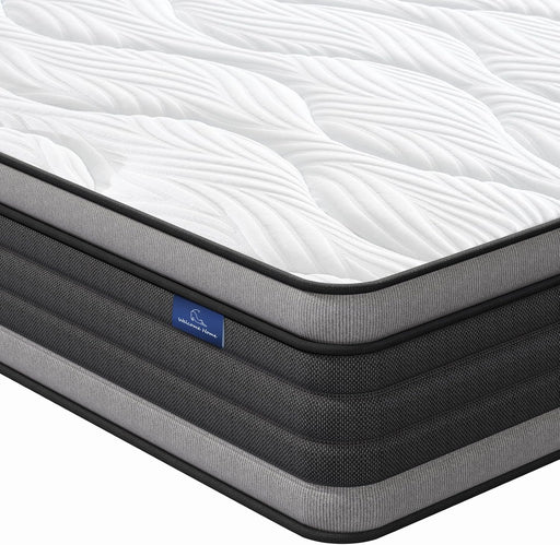Twin XL Mattress, 12 Inch Hybrid Twin XL Size Mattress in a Box, Memory Foam and Individually Pocket Spring, Innerspring Mattress for Pressure Relief and Supportive, Medium Firm