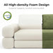 Green ThreeInOne Convertible Sleeper Sofa Bed Studio