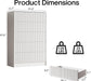 31.5" Wide Modern Curved 5 Drawer Dresser，White
