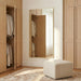 55"X30" Gold Landscape Bathroom Mirror for Double Vanity, Shatterproof Tempered Glass, Narrow Metal Frame, Ultra-Flush Wall-Mounted