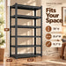 Metal Book Shelf Adjustable Heavy Duty Bookshelf with Tool-Free Assembly