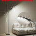 LED Floor Lamp with Remote, CRI97 Full Spectrum Eye-Caring Reading Lamp, Stepless Dimmable 3000K-5000K Task Floor Lamp with Flexible Gooseneck for Living Room, Bedroom, Office