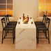 26'' Bar Stools Set of 4, Counter Stools with Back & Thick Cushion
