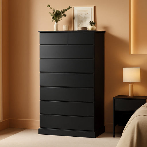 black highboy dresser CSC DECOR INC Black 6 Drawers 31.5 in. Wide Chest of Drawers Farmhouse 6 Drawers Dresser for Bedroom Wood Tall Storage Drawers Cabinet Wzt2275-P797
