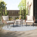 Aiello 3 Piece Rattan Seating Group with Cushions