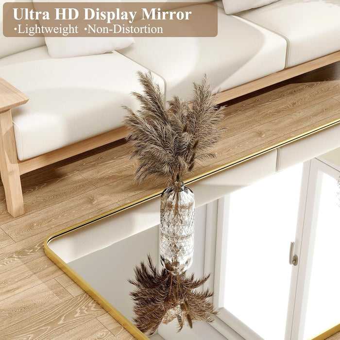 71"X32" Full Length Mirror, Large Floor Mirror with Stand