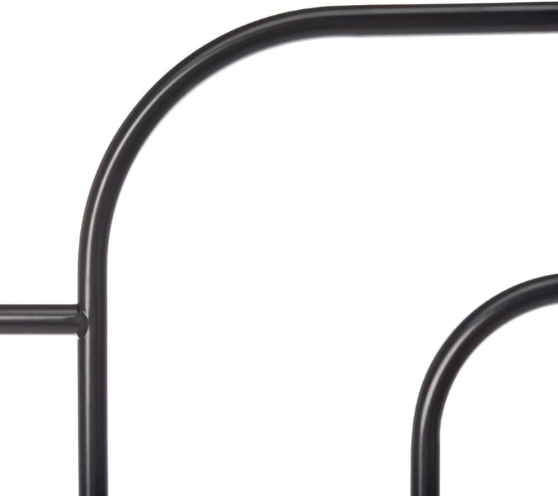 Home Paloma Retro Black Headboard, Full