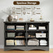 47" Farmhouse 6-Drawer Dresser for Bedroom, Grey