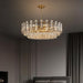 Gold Crystal Chandelier 31.5 Inch Elegant Radiance