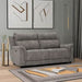 Next-Gen Durapella Power Reclining Sofa, USB, Extended Ottoman, Water Repellent Faux Leather, 80" W X 42" D X 42" H, Slate Gray