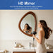 Irregular Wall Mirror, 30*20Inch Asymmetrical Wood Mirrors, Entryway Mirror