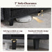 Grey Chenille 74.8 Inch Luxurious Contemporary Sofa