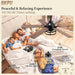 52 Inch Farmhouse Ceiling Fan with Light and Remote, Brown Industrial Caged Rustic Ceiling Fan with 6 Speed