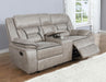 Taupe Recliner Loveseat - Greer