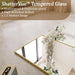 65"X24" Floor Mirror Full Length, Bedroom Floor Body Mirror with Stand, Large Gold Mirror, Leaning, Standing or Hanging Horizontally/Vertically