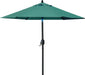 7.5' Patio Umbrella Outdoor Table Umbrella Tilt Crank Dark Green