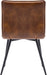 PU Leather Dining Chairs Upholstered Chairs Set of 4 Side Chair Yellowish-Brown