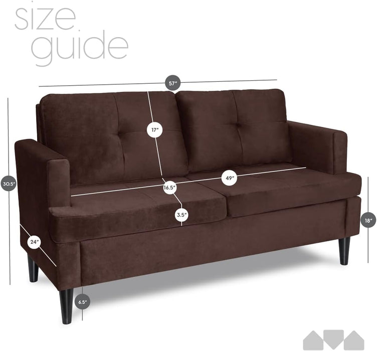 Velvet Small Loveseat: Perfect for Small Spaces