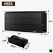 9 Drawer Dresser for Bedroom, 63" Long Black Chest of Drawers W/Led Lights