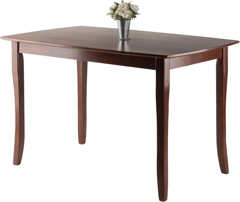 Inglewood Dining Table, Walnut, 47.24X29.53X29.13
